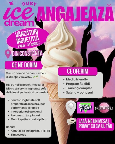 Ruby Ice Dream Nibiru angajeaza.